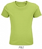 Camiseta Organica Infantil Pioneer Sols - Color Verde Manzana
